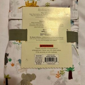 Gender Neutral Fitted Crib Sheet